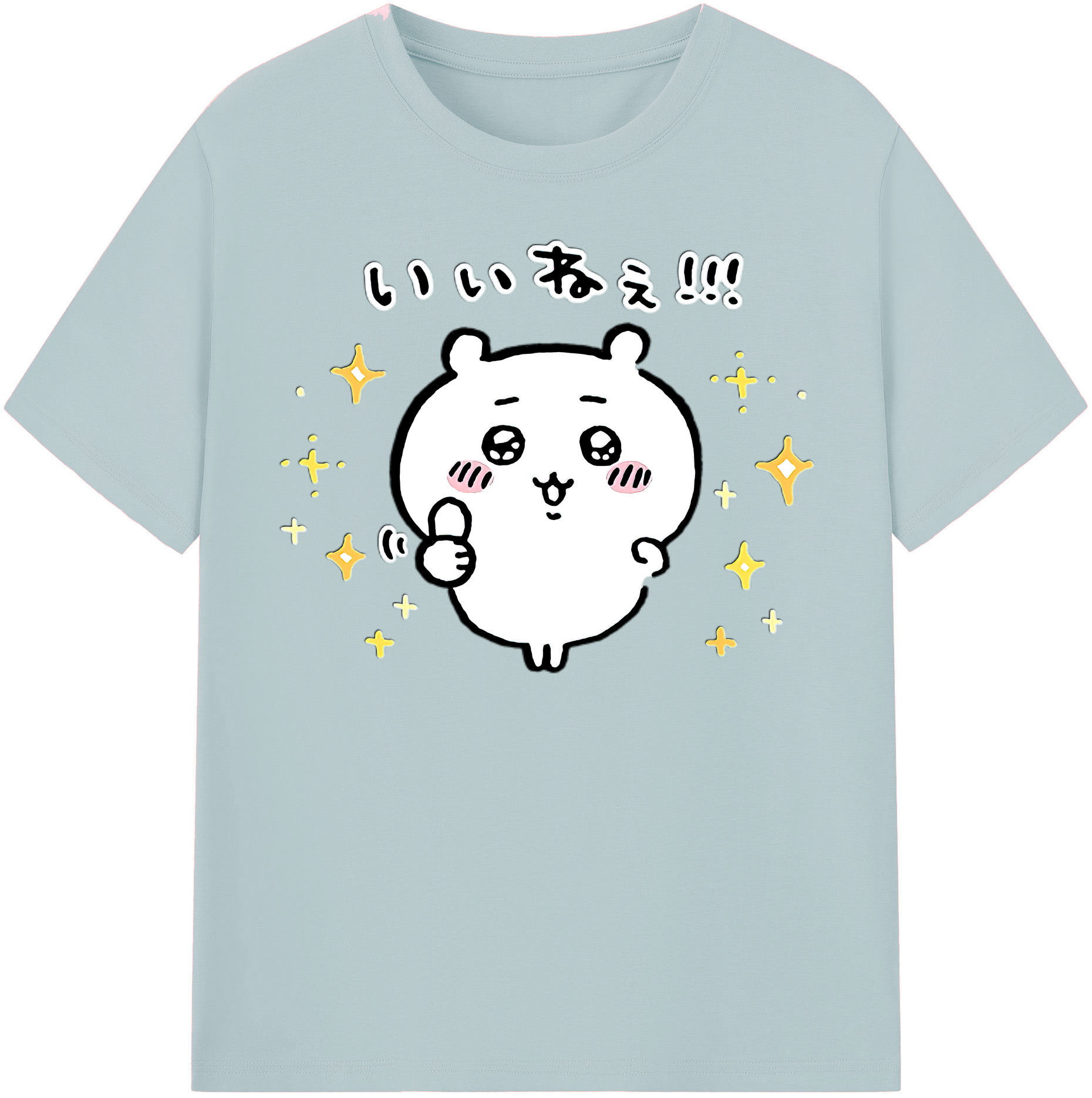 （画像用） ちいかわ ちいかわ Chii-kawa chiikawa 綿100％半袖Tシャツ（フロントプリント）